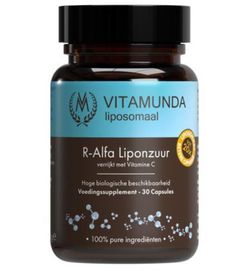 Vitamunda Vitamunda Liposomale R-alfa liponzuur (30ca)