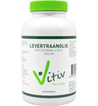 Vitiv Levertraanolie 100mg vitamine A D (100ca) 100ca thumb