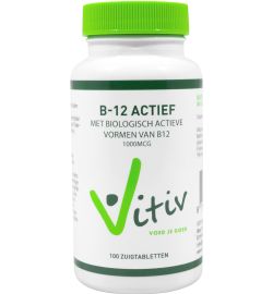 Vitiv Vitiv Vitamine B12 actief (100zt)
