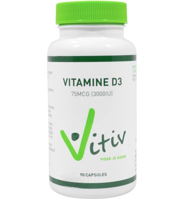 Vitiv Vitamine D3 3000IU/75mcg (90sft) 90sft