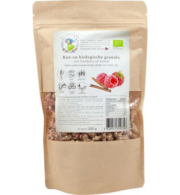 Vitiv Tijgernoot granola framboos kaneel bio (300g) 300g