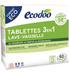 Ecodoo Vaatwas tabletten 3-in-1 geconcentreerd XL bio (60st) 60st thumb