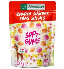 Damhert Damhert Winegums vegan zonder suiker (100g)