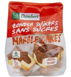 Damhert Damhert Marmercakes zonder suikers (210g)