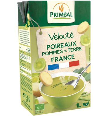 Priméal Aardappel prei soep uit Frankrijk bio (1ltr) 1ltr