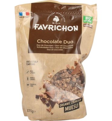 Favrichon Chocolade duo crunchy muesli (375g) 375g