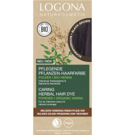 Logona Logona Haarkleuring 11 zwart bruin (100g)