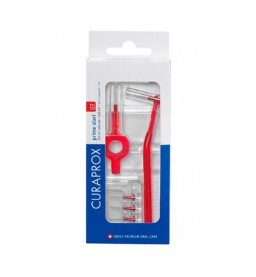 Curaprox Prime start rager 07 rood 2.5mm (5st) 5st