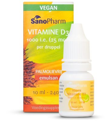 Sanopharm Emulsan vitamine D3 vegan (10ml) 10ml