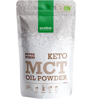 Purasana MCT olie poeder/huile TCM poudre vegan bio (200g) 200g