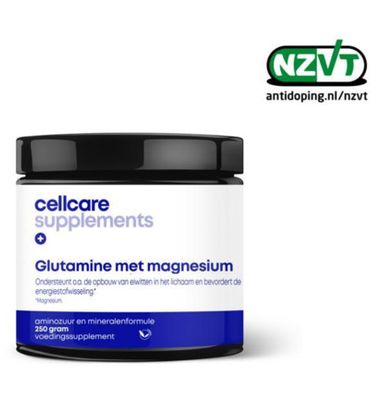 CellCare Glutamine met magnesium (250g) 250g