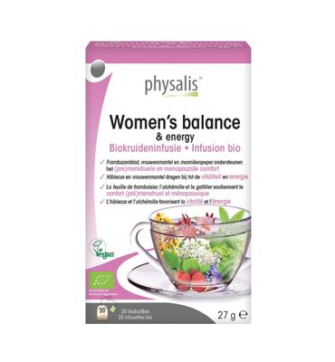 Physalis Women's balance & energy biokruideninfusie (20zk) 20zk