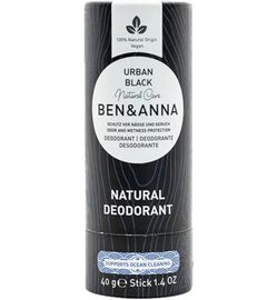 Ben & Anna Ben & Anna Deodorant urban black papertube (40g)