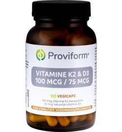 Proviform Proviform Vitamine K2 100mcg & D3 75mcg (120vc)