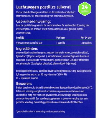 Dampo Luchtwegen pastilles (24st) 24st