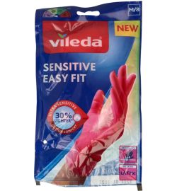 Vileda Vileda Handschoen sensitive easy fit M (1paar)