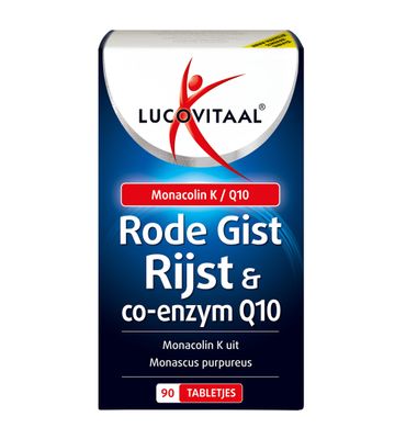 Lucovitaal Rode gist rijst + co enzym Q10 (90tb) 90tb
