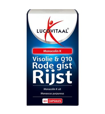 Lucovitaal Rode gist rijst + visolie & Q10 (63ca) 63ca