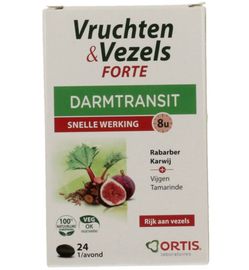 Ortis Ortis Vruchten & vezels forte (24tb)