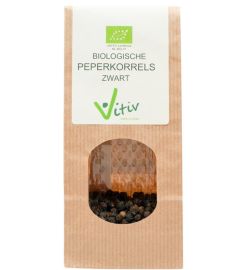 Vitiv Vitiv Peperkorrels zwart bio (250g)