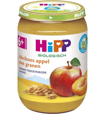 HiPP Abrikozen appel met granen bio (190g) 190g
