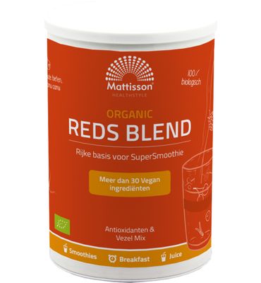 Mattisson Healthstyle Reds blend poeder organic (400g) 400g