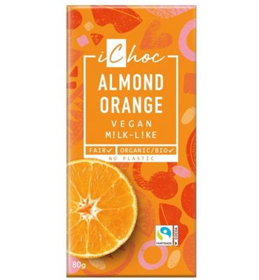 iChoc Almond orange vegan (80g) 80g