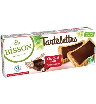 Bisson Tartelettes koekjes met pure chocolade bio (150g) 150g