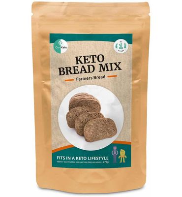 Go-Keto Brood bak mix boeren brood (270g) 270g