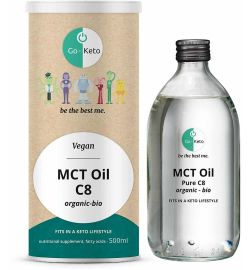 Go-Keto Go-Keto MCT Oil C8 bio (500ml)