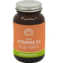 Mattisson Mattisson Vegan vitamine D3 75mcg (60ca)