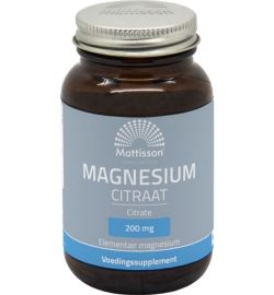 Mattisson Mattisson Magnesium citraat 200mg (60tb)
