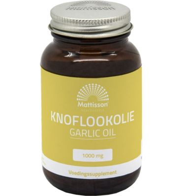 Mattisson Knoflookolie/garlic oil 1000mg (60ca) 60ca