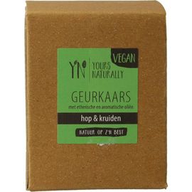 Yours Naturally Yours Naturally Votive geurkaars hop & kruiden 9cl (1st)