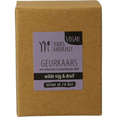 Yours Naturally Votive geurkaars wilde vijg & druif 9cl (1st) 1st