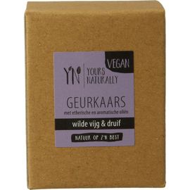 Yours Naturally Yours Naturally Votive geurkaars wilde vijg & druif 9cl (1st)