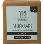 Yours Naturally Geurkaars in glas fris katoen 20cl (1st) 1st thumb