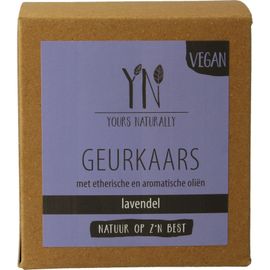 Yours Naturally Yours Naturally Geurkaars in glas lavendel 20c l (1st)