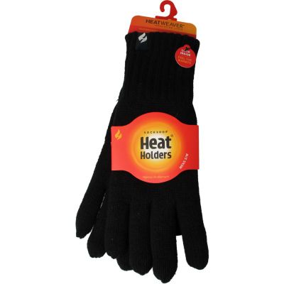 Heat Holders Mens cable gloves navy maat S/ M (1paar) 1paar