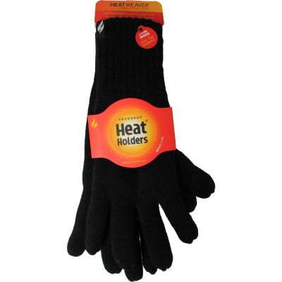 Heat Holders Mens cable gloves navy maat L/ XL (1paar) 1paar