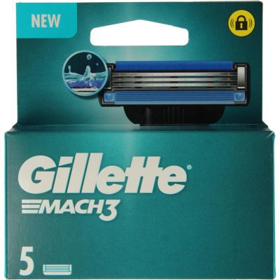 Gillette Mach3 base mesjes (5st) 5st