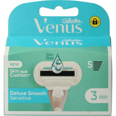 Gillette Venus deluxe sensitive mesjes (3st) 3st