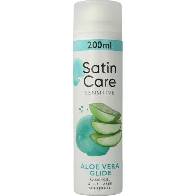 Gillette Satin care scheergel gevoelige huid (200ml) 200ml