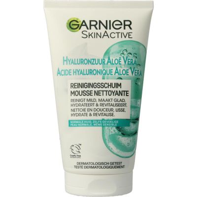 Garnier SkinActive reinigingschuim hya luronzuur aloe vera (150ml) 150ml