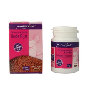 Mannavital Gefermenteerde rode rijst (60vc) 60vc