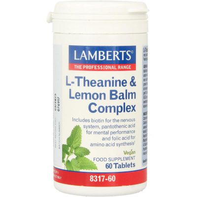 Lamberts L-Theanine & citroenmelisse co mplex (60tb) 60tb