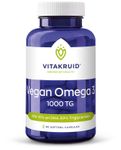 Vitakruid Vegan omega 3 1000 triglycerid en 300 DHA 100 EPA (90sft) 90sft thumb