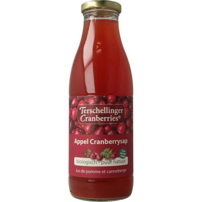 Terschellinger Appel cranberrysap bio (750ml) 750ml
