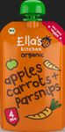 Ella's Kitchen Apples carrots & parsnips 4+ m aanden knijpz bio (120g) 120g thumb