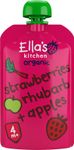 Ella's Kitchen Strawberry rhubarb & apples 4+ mnd knijpz bio (120g) 120g thumb